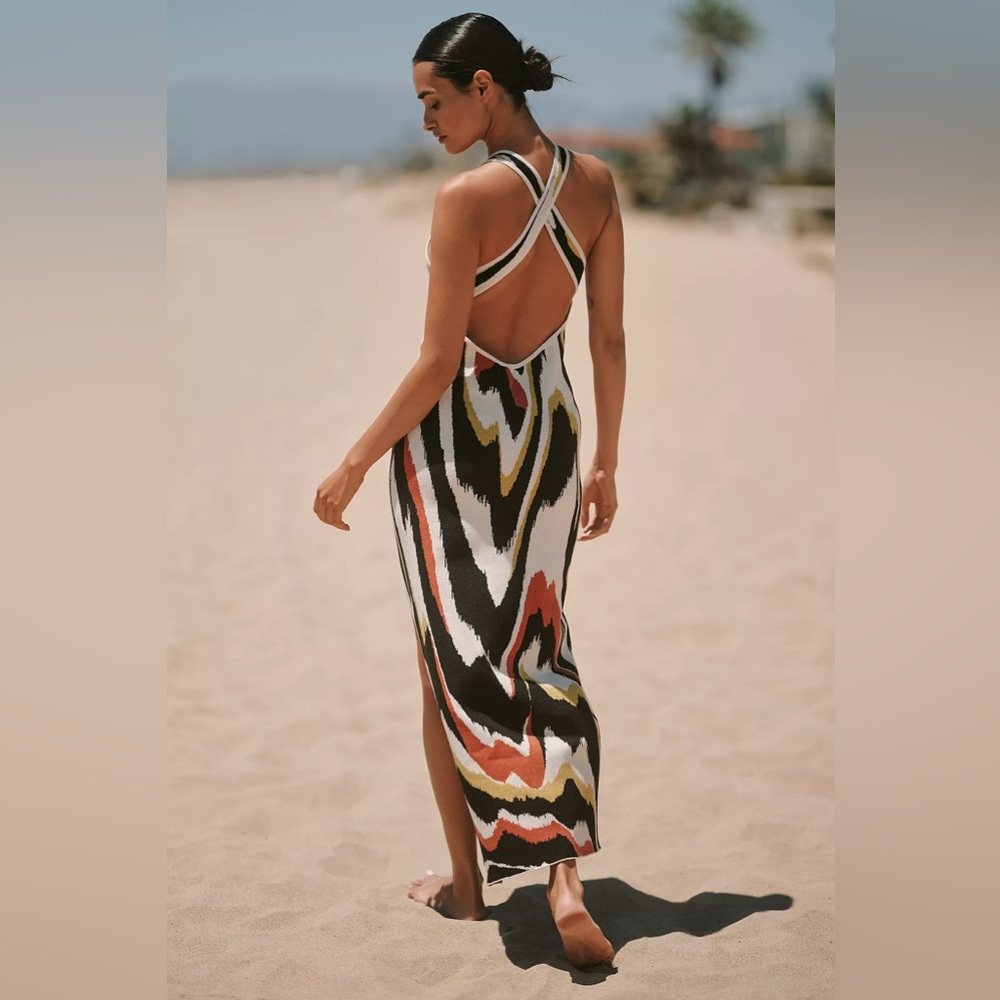 Anthropologie Celandine Sleeveless Sweater Midi Dress